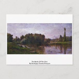 The Banks Of The Oise By Daubigny Charles-François Postcard