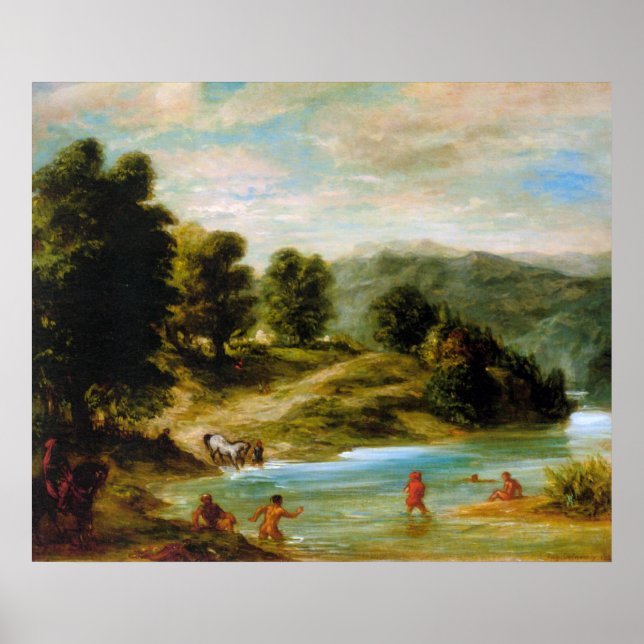 The Banks Of The River Sebou Poster (Front)