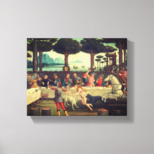 The Banquet in the Pine Forest Canvas Print