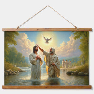 The Baptisim of Jesus Hanging Tapestry
