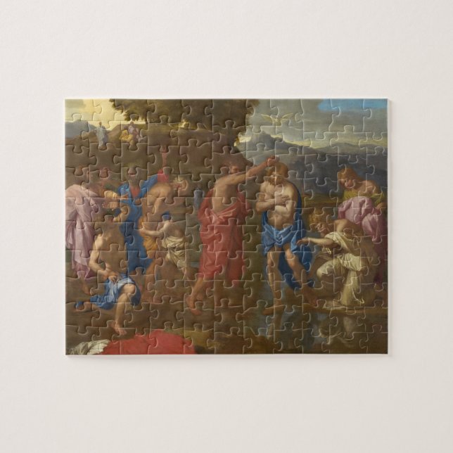 The Baptism of Christ, 1641-42 Jigsaw Puzzle (Horizontal)