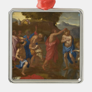 The Baptism of Christ, 1641-42 Metal Ornament