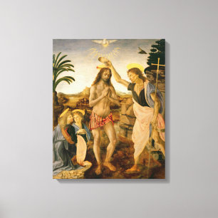 The Baptism of Christ by John the Baptist Canvas Print