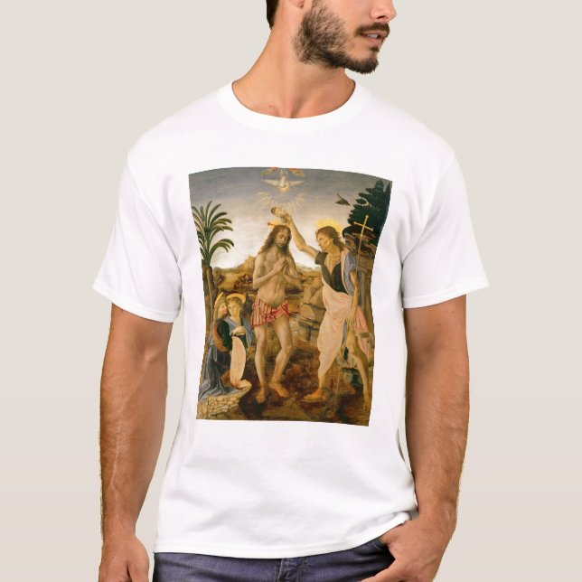 The Baptism of Christ by John the Baptist T-Shirt (Front)