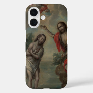 The Baptism of Christ by Nicolás Enríquez iPhone 16 Case