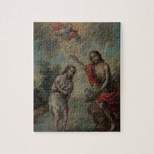 The Baptism of Christ by Nicolás Enríquez Jigsaw Puzzle