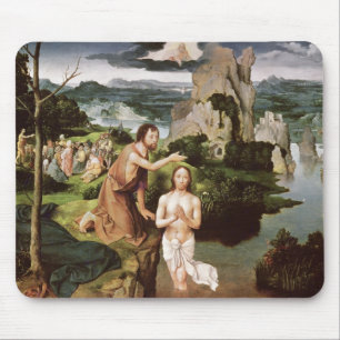 The Baptism of Christ, c.1515 Mouse Pad