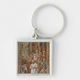 The Baptism of Clovis I Keychain