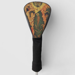 The Baptism of Jesus Christ Byzantine icon Golf Head Cover