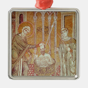 The Baptism of St. Paul By Ananias Metal Ornament