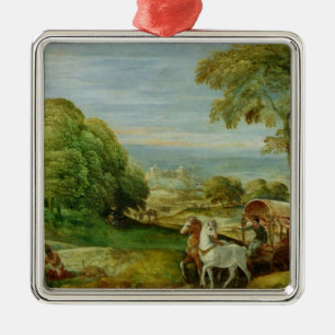 The Baptism of the Ethiopian Eunuch Metal Ornament