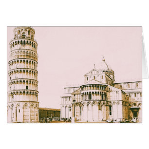 The Baptistry of St John and Leaning Tower Of Pisa