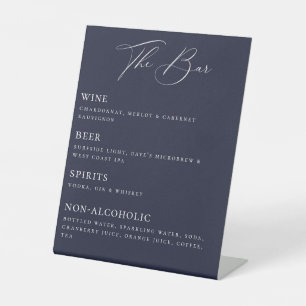 The Bar List Pedestal Sign