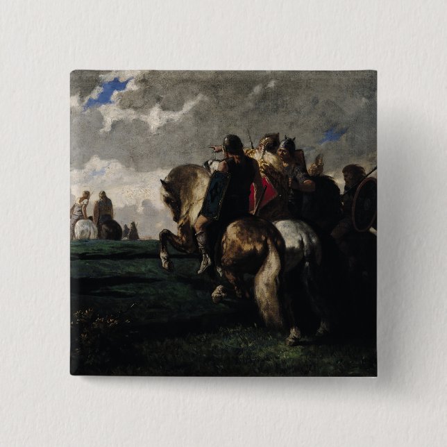The Barbarians Before Rome 2 Inch Square Button (Front)
