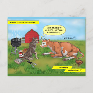 The Barbecue Betrayal! - Postcard