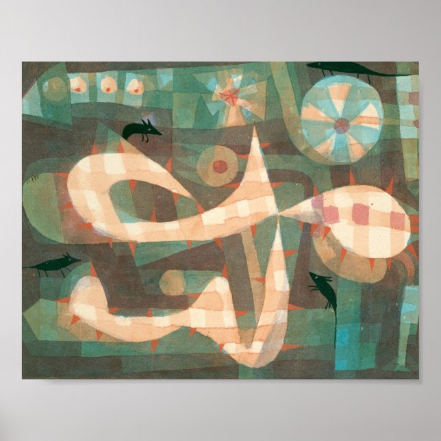 The Barbed Noose with the Mice : Paul Klee 1923 Poster (Front)