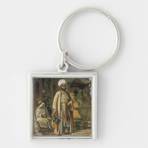 The Barber, from 'Souvenir of Cairo', 1862 (litho) Keychain