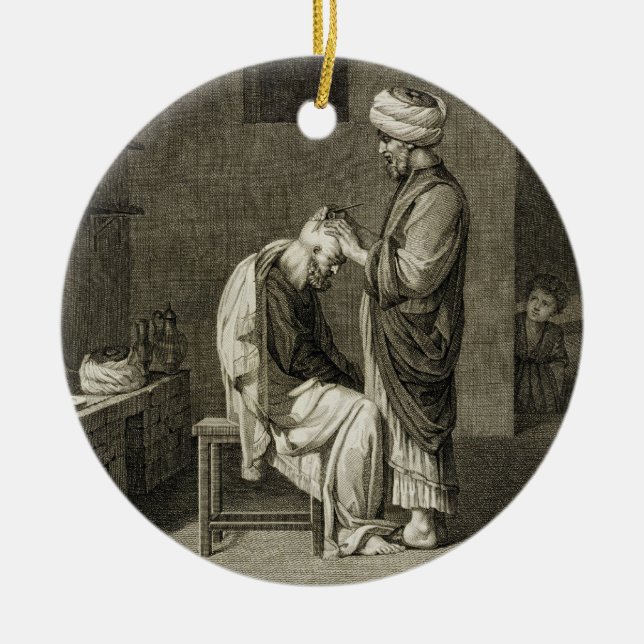 The Barber, from Volume II Arts and Trades of 'Des Ceramic Ornament (Front)