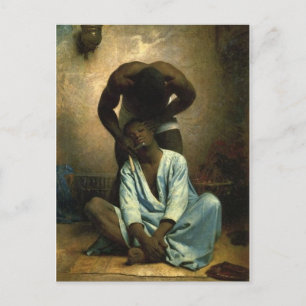 The Barber of Suez by Bonnat Postcard