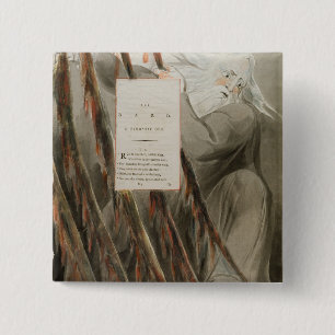 The Bard: A Pindaric Ode, from 'The Poems of Thoma 2 Inch Square Button