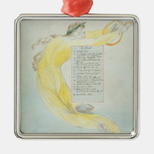 'The Bard', design 52 from 'The Poems of Thomas Gr Metal Ornament
