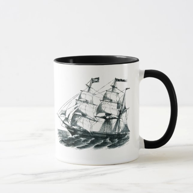 The Bark "Florida" Sailing Ship Bookmark Mug (Right)