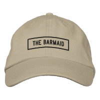The Barmaid Headline Embroidery