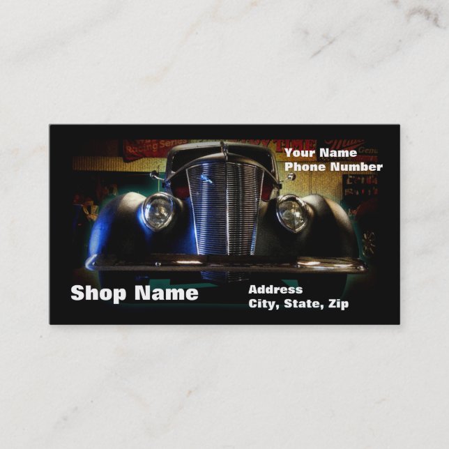 The Barn Find Business Card (Front)