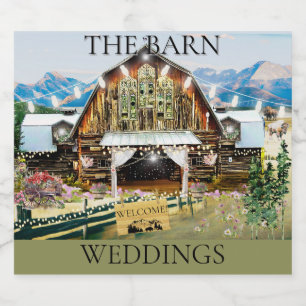 The Barn Weddings Folder Labels