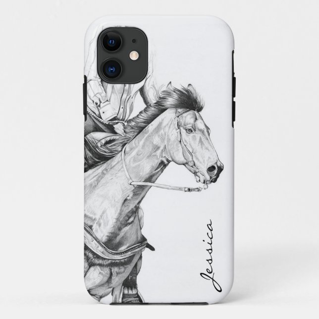The Barrel Racer Case-Mate iPhone Case (Back)