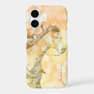 The Barrel Racer (golden stars)