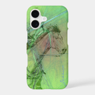 The Barrel Racer (green swirl)