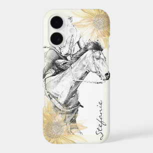 The Barrel Racer (sunflowers) iPhone 11 Case