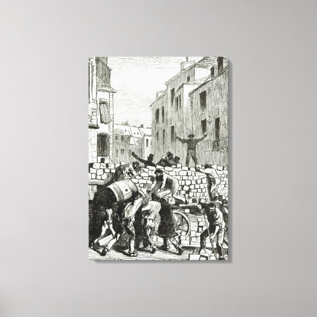 The Barricade Canvas Print (Front)
