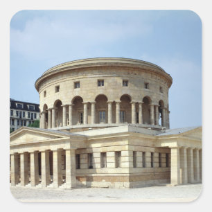 The Barriere de La Villette, 1784-87 Square Sticker