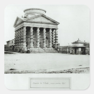 The Barriere de l'Etoile, Paris, 1858-78 Square Sticker