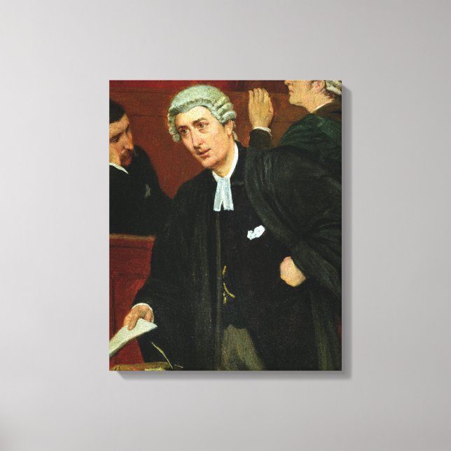 The Barrister Canvas Print (Front)