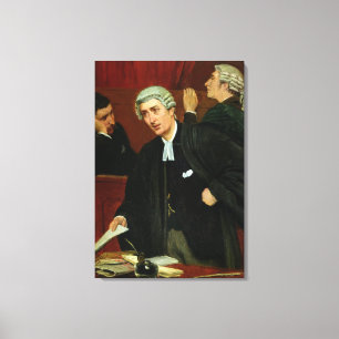 The Barrister Canvas Print