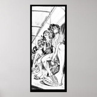 The Bart Ride Home Print