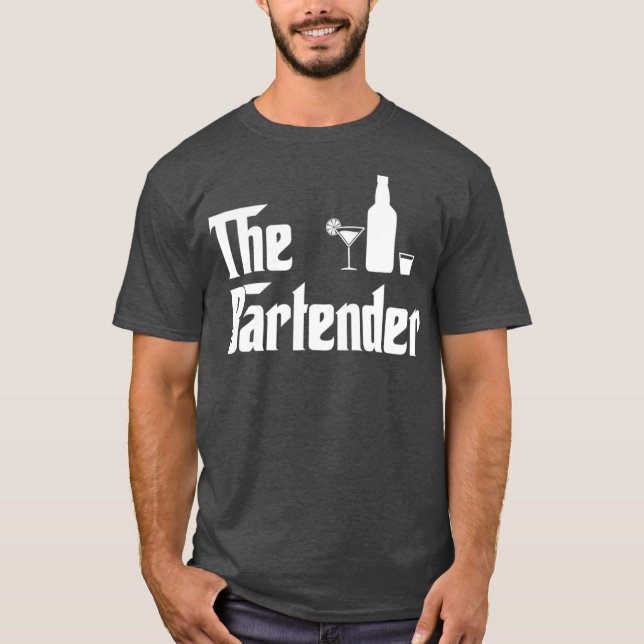 The Bartender Funny T-Shirt (Front)