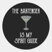 The Bartender Is My Spirit Guide Funny Cocktail