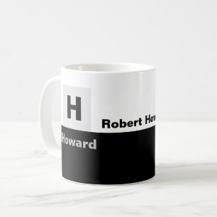 The Basic Black and White Coffee Mug