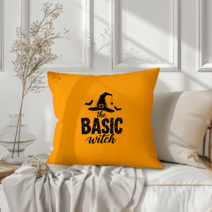 The Basic Witch Matching Halloween Design Throw Pillow