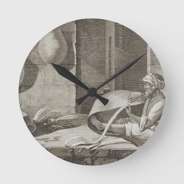 The Basket Maker, from Volume II Arts and Trades o Round Clock (Front)