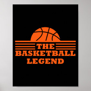 The basketball legend for coach t shirt poster
