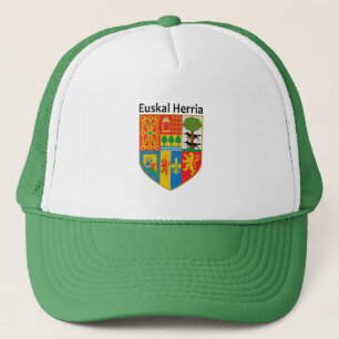 The Basque Country (Euskal Herria) coat of arms, Trucker Hat