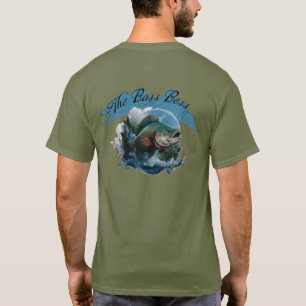 The Bass Boss Customizable Fishing T-Shirt