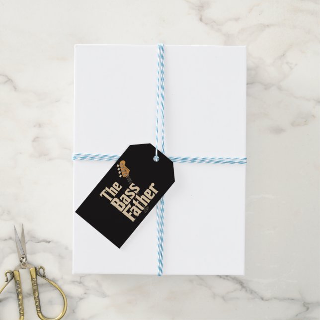 The Bass father  Gift Tags (With Twine)