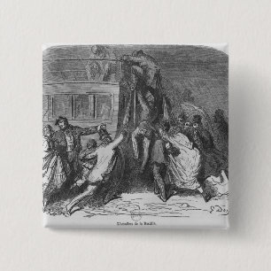 The Bastille omnibus 2 Inch Square Button