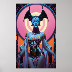 The Bat Goddess Will Let You Grovel Now Poster